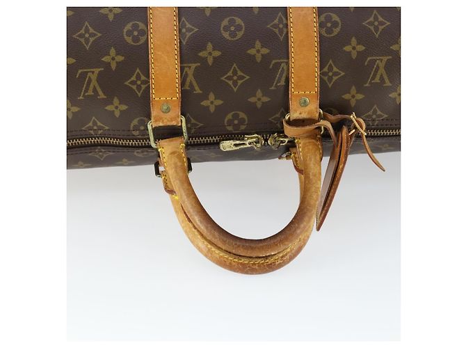 LOUIS VUITTON Borsa Boston Monogram Keepall 45 M41428 Auth LV 165657 Monogramma - vista 7