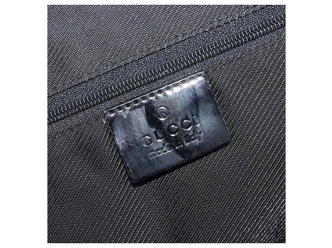 Bolso Tote GG Canvas Gucci Negro Dorado 002 1122 3444 Auth 170298 - vista 15