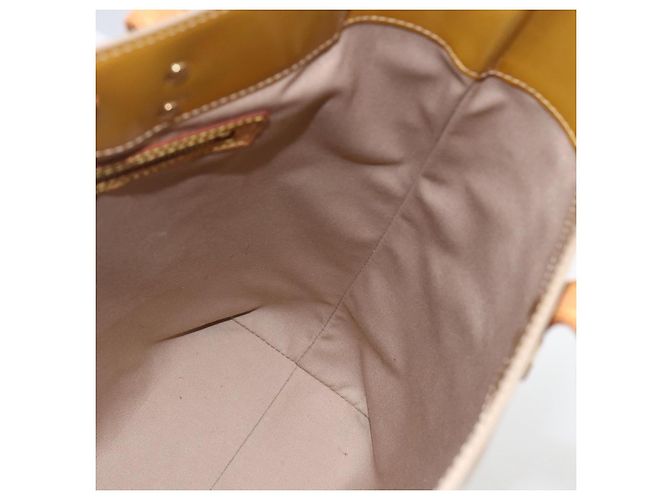 LOUIS VUITTON Monogram Vernis Reade MM Borsa a Mano Beige M91141 LV Auth ka2015 - vista 18