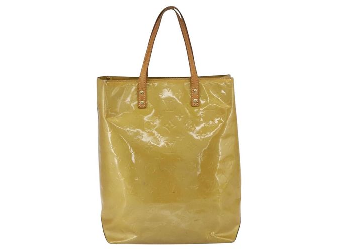 LOUIS VUITTON Monogram Vernis Reade MM Borsa a Mano Beige M91141 LV Auth ka2015 - vista 2