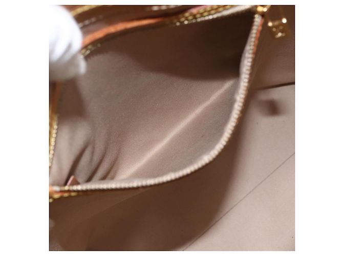 LOUIS VUITTON Monogram Vernis Reade MM Borsa a Mano Beige M91141 LV Auth ka2015 - vista 20