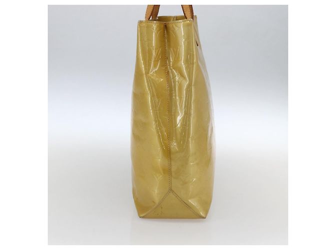 LOUIS VUITTON Monogram Vernis Reade MM Borsa a Mano Beige M91141 LV Auth ka2015 - vista 3