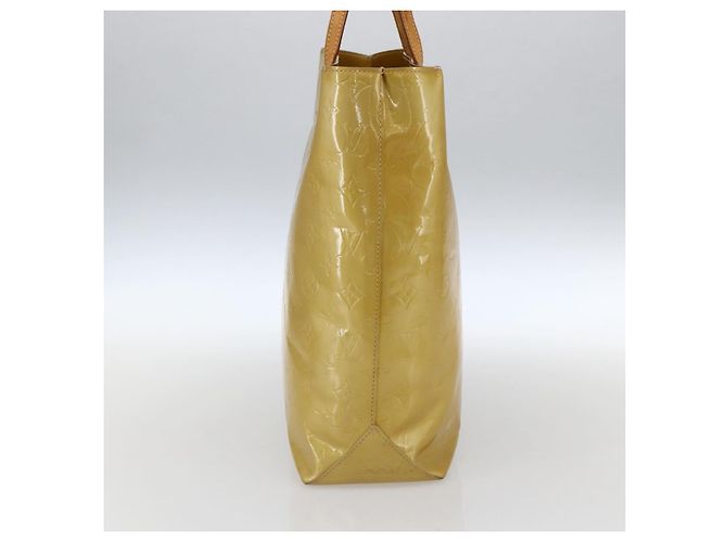 LOUIS VUITTON Monogram Vernis Reade MM Borsa a Mano Beige M91141 LV Auth ka2015 - vista 4