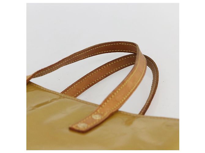 LOUIS VUITTON Monogram Vernis Reade MM Borsa a Mano Beige M91141 LV Auth ka2015 - vista 8