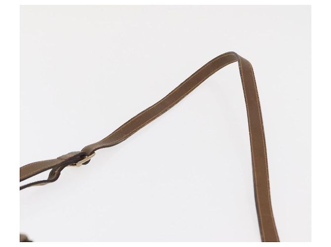 Borsa a Spalla GUCCI GG Plus Supreme PVC Beige Oro Auth ka2009 D'oro - vista 8
