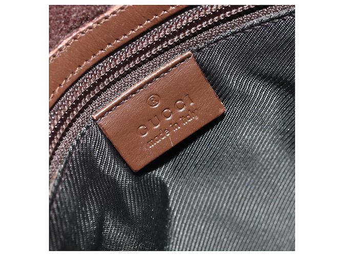 Borsa a Spalla GG Canvas Gucci Beige Argento 27639 Auth 170299 - vista 16