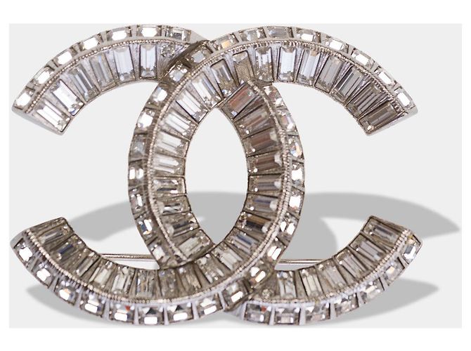 Joyas CHANEL CC en Cristal Plata - 102801 - vista 2
