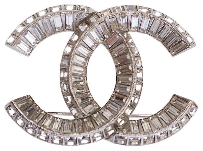Joyas CHANEL CC en Cristal Plata - 102801 - vista 3