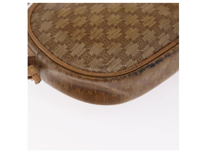 Céline Borsa a Spalla in Tela Macadam CELINE PVC Beige Auth bs33070 - vista 12