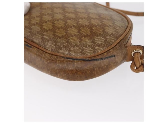 Céline Borsa a Spalla in Tela Macadam CELINE PVC Beige Auth bs33070 - vista 13