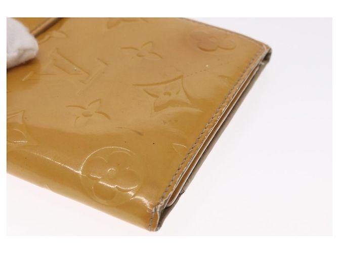 LOUIS VUITTON Cartera Walker Monogram Vernis Beige M91074 LV Auth ep13003 - vista 10
