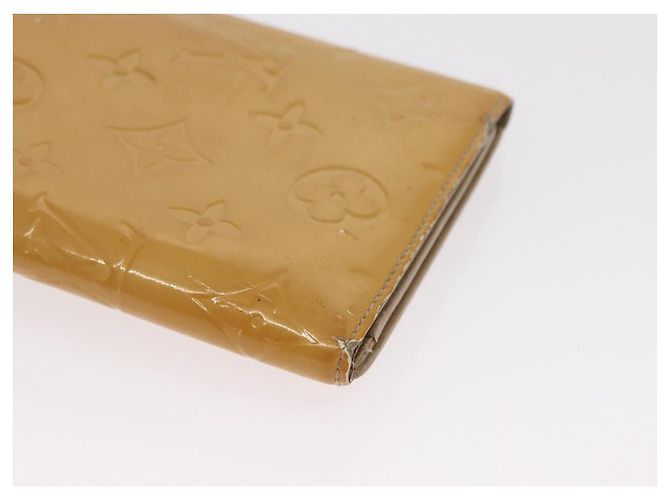 LOUIS VUITTON Cartera Walker Monogram Vernis Beige M91074 LV Auth ep13003 - vista 12