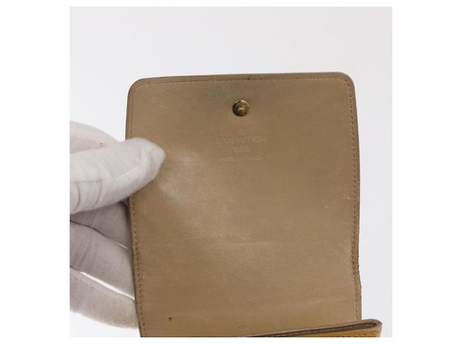 LOUIS VUITTON Cartera Walker Monogram Vernis Beige M91074 LV Auth ep13003 - vista 14