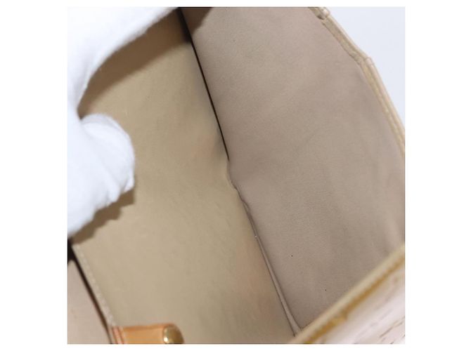 LOUIS VUITTON Cartera Walker Monogram Vernis Beige M91074 LV Auth ep13003 - vista 17