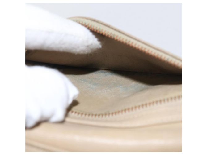 LOUIS VUITTON Cartera Walker Monogram Vernis Beige M91074 LV Auth ep13003 - vista 20
