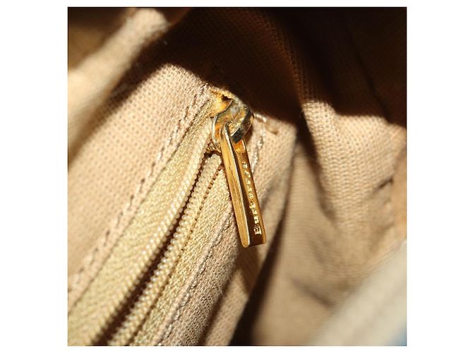 Borsa a Spalla Burberrys Nova Check PVC Blu Oro Auth BA9593 D'oro - vista 22