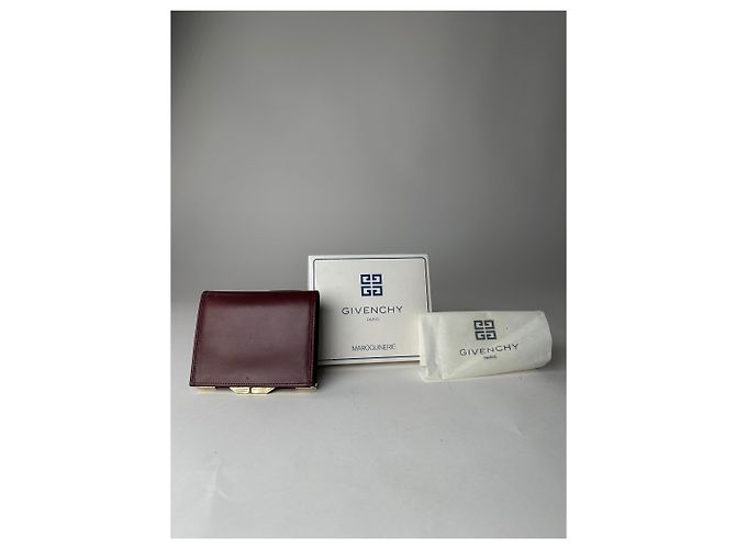Vintage Givenchy Leather Wallet Purple - view 2