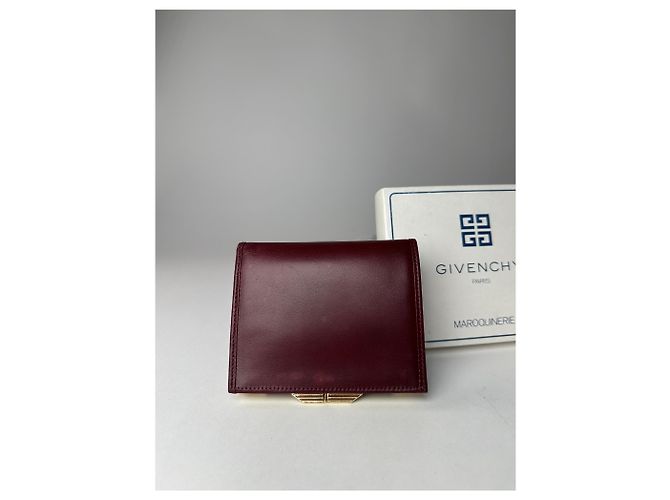 Vintage Givenchy Leather Wallet Purple - view 8