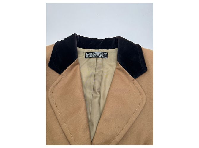 Vintage Givenchy Kurzjacke braun schwarz S/M Kamel - Ansicht 5
