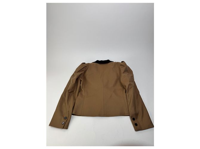 Vintage Givenchy Kurzjacke braun schwarz S/M Kamel - Ansicht 8