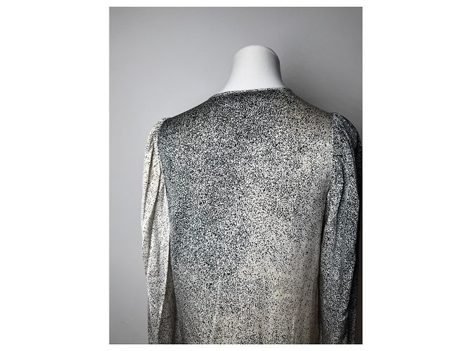 Stella Mc Cartney Camisa de seda Avstract Stella McCartney Gris/Negro/Blanco M - vista 13