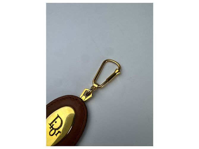 Vintage Dior Keychain Brown Gold - view 4