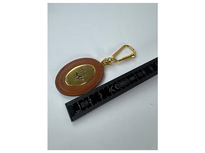 Vintage Dior Keychain Brown Gold - view 5