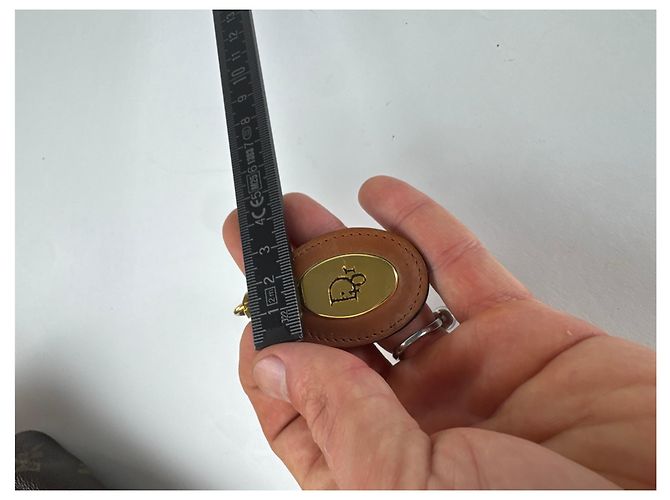 Vintage Dior Keychain Brown Gold - view 6