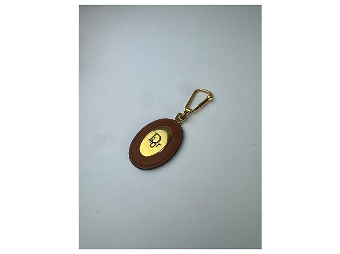 Vintage Dior Keychain Brown Gold - view 7