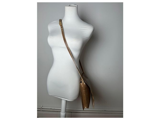 Vintage Loewe Madrid Leder Monogramm Tasche camelbraun - Ansicht 5