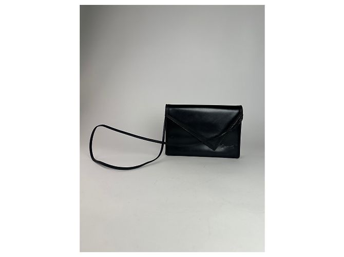 Vintage Givenchy Leder Umhängetasche Schwarz - Ansicht 13