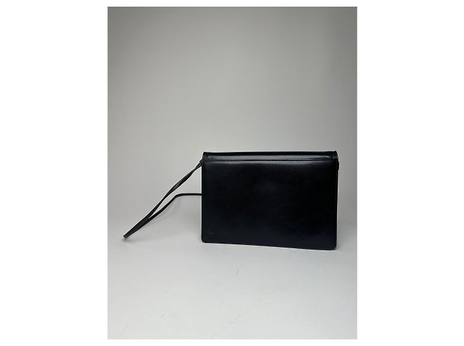 Vintage Givenchy Leder Umhängetasche Schwarz - Ansicht 2