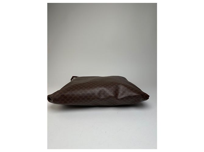 Big Bag Céline Borsa tote in pelle monogramma Triomphe vintage Celine Paris marrone - vista 10