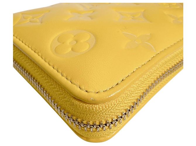Zippy Geldbörse Monogram Empreinte Louis Vuitton Gelb - Ansicht 5