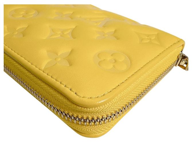 Zippy Geldbörse Monogram Empreinte Louis Vuitton Gelb - Ansicht 6