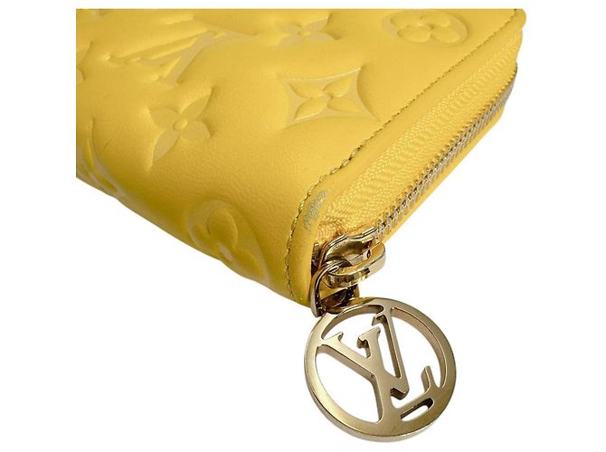 Zippy Geldbörse Monogram Empreinte Louis Vuitton Gelb - Ansicht 9