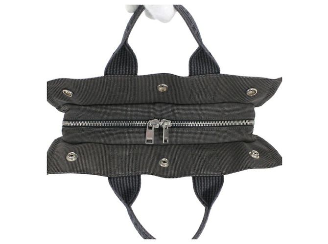 Borsa a mano Hermès Air Line PM grigia Marrone - vista 8