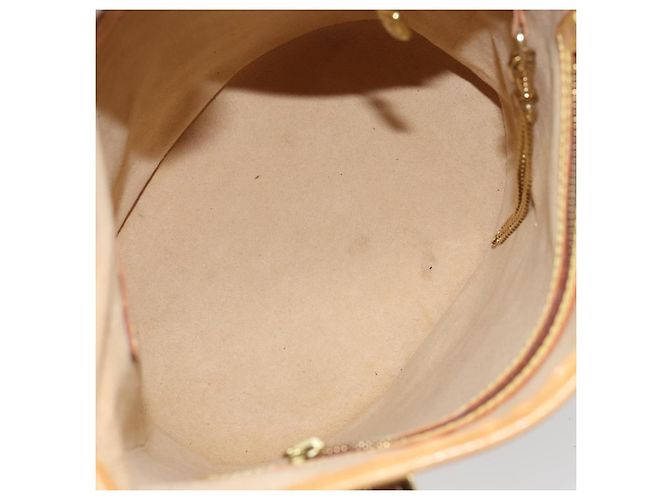Bucket Borsa a secchiello Marais in pelle Nomade Louis Vuitton Beige - vista 5
