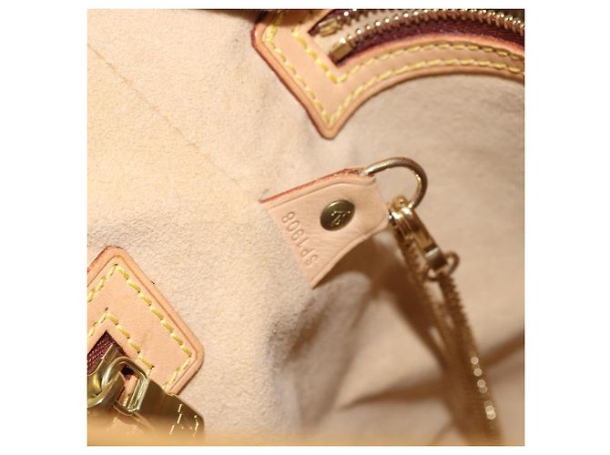Bucket Borsa a secchiello Marais in pelle Nomade Louis Vuitton Beige - vista 7