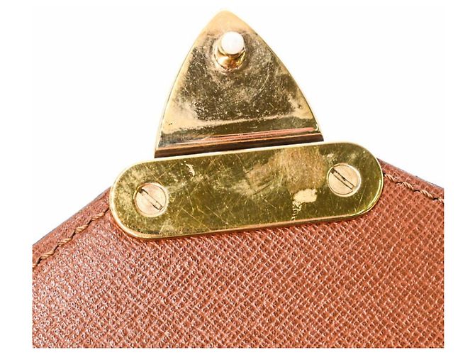 Borsa Louis Vuitton Monceau 26 in Monogramma Marrone - vista 10