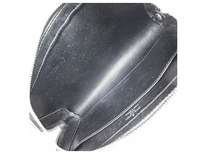 Bolso de mano de cuero Taiga Baikal de Louis Vuitton Negro Gris - vista 12