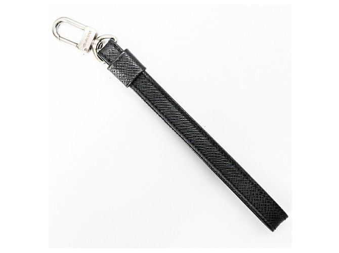 Bolso de mano de cuero Taiga Baikal de Louis Vuitton Negro Gris - vista 9