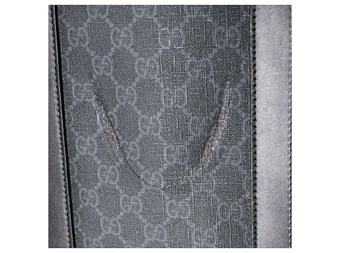 Borsa Tote Gucci GG Supreme Plus Nero - vista 11