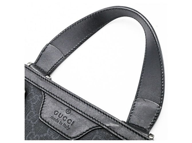 Borsa Tote Gucci GG Supreme Plus Nero - vista 8