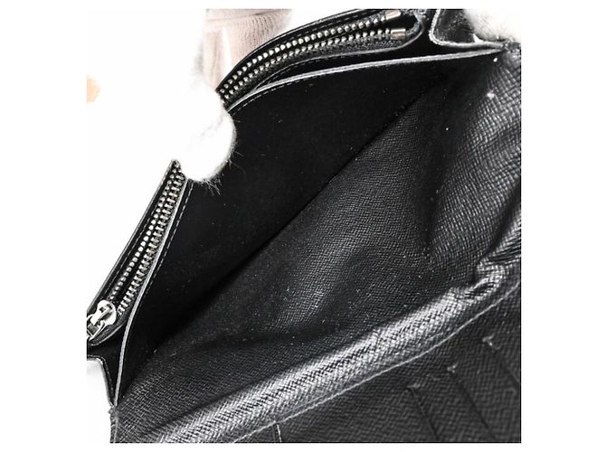 Portafoglio Lungo Brazza Monogram Eclipse Louis Vuitton Nero - vista 12
