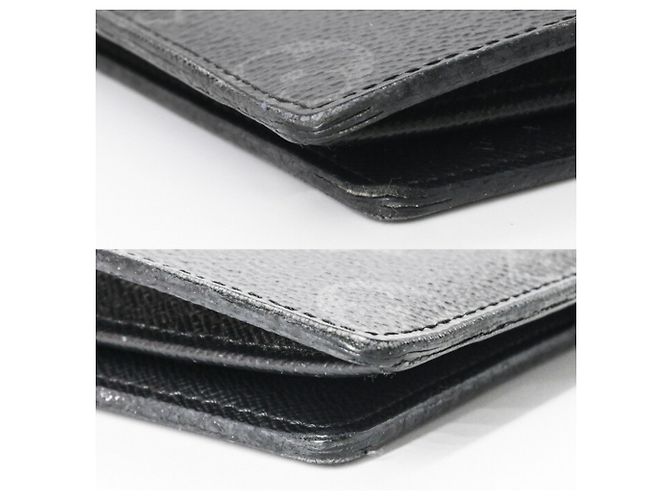 Portafoglio Lungo Brazza Monogram Eclipse Louis Vuitton Nero - vista 7