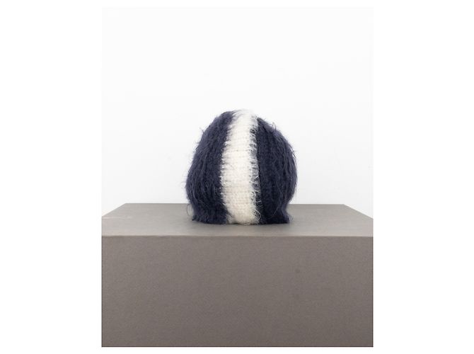 Beanie Fuzzy Mohawk Prada AW07 Blu navy - vista 2