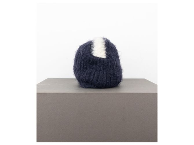 Beanie Fuzzy Mohawk Prada AW07 Blu navy - vista 6