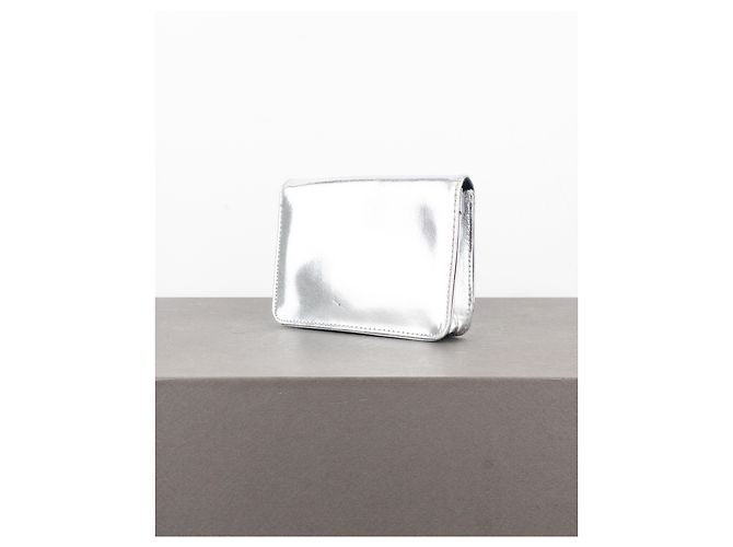 Borsa cosmetica metallica argento Dior anni 2000 - vista 3