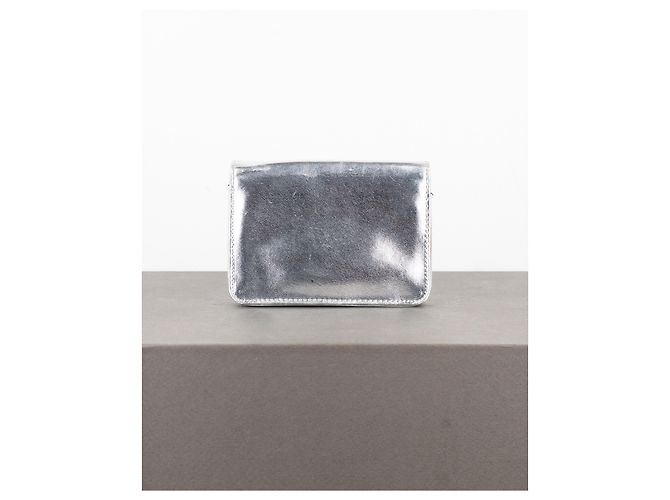 Borsa cosmetica metallica argento Dior anni 2000 - vista 4